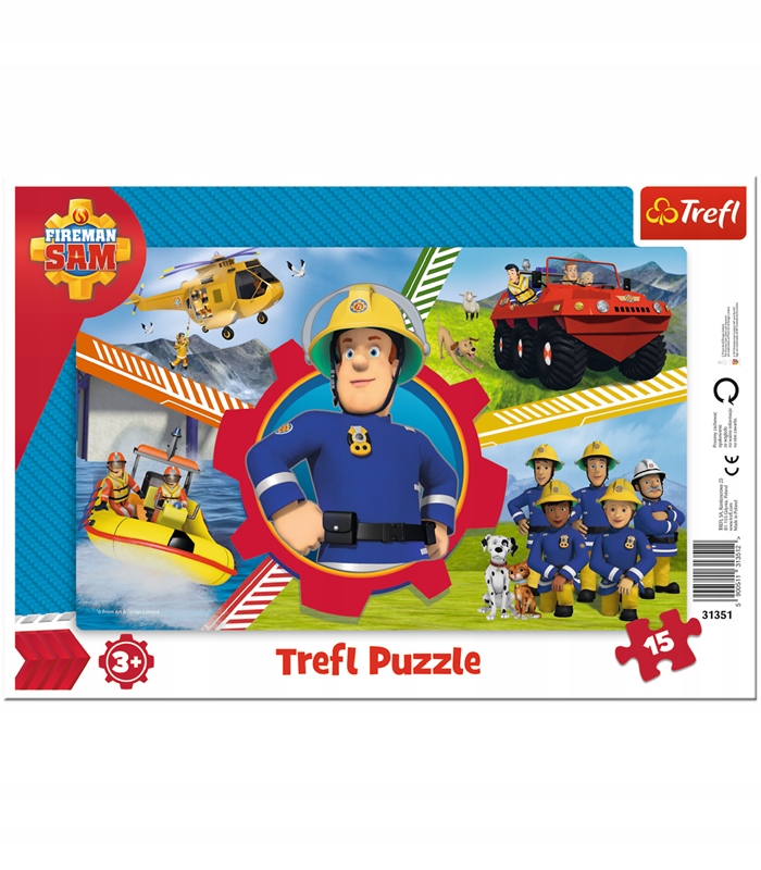 

Puzzle W Ramce Dla Małych Dzieci Strażak Sam