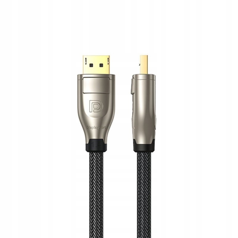 Kabel odolný a pružný DP112 DP1.4 8K 3 m černý