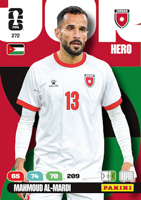 Panini Fifa World Cup 2026 272 Mahmoud Al-Mardi Jordan