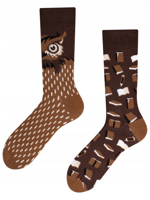 

Kolorowe Todo Socks Smart Owl sowa książki 35-38