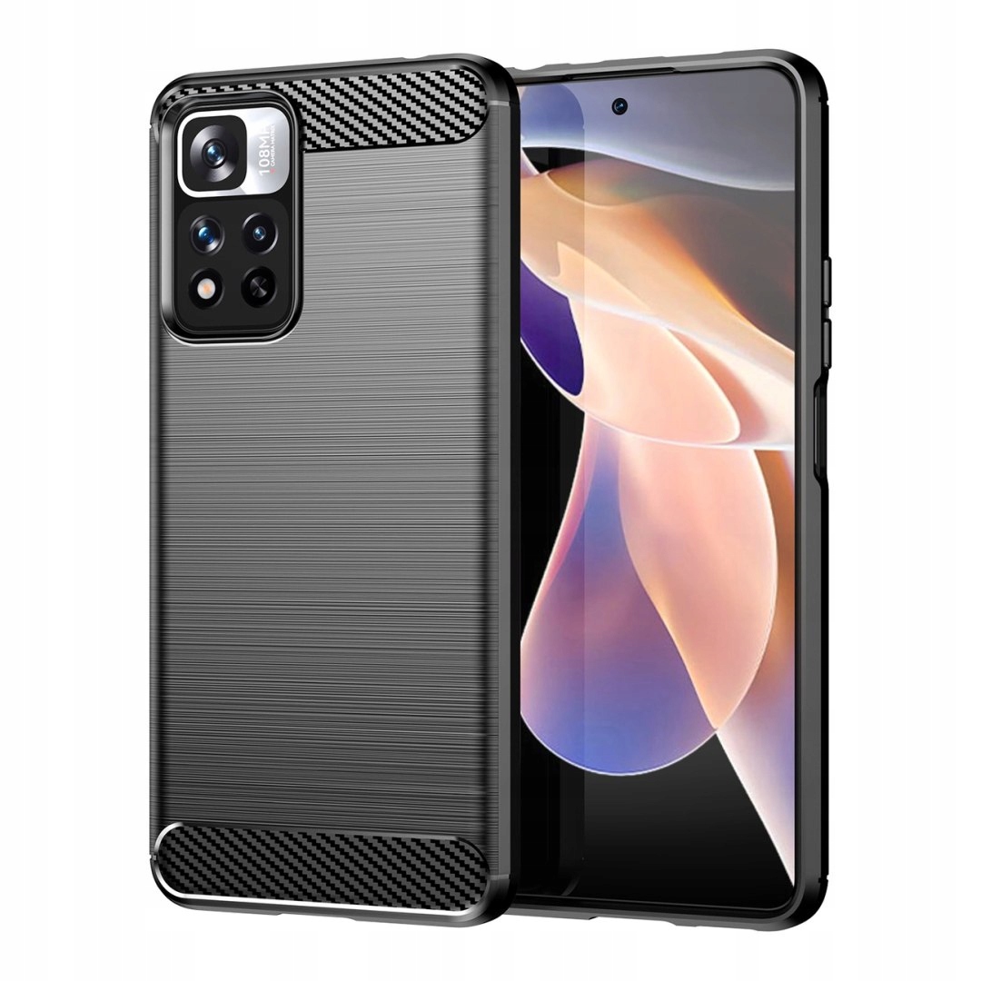 Carbon Case elastyczne etui pokrowiec Xiaomi Redmi Note 11 Pro+ 5G (China)