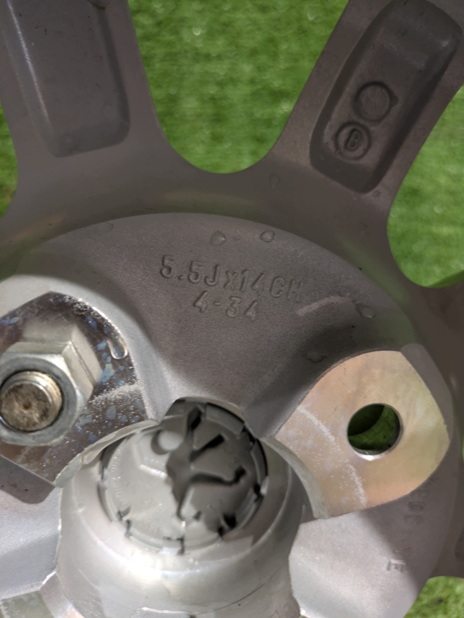 felni alu alufelge PEUGEOT 14" x 5.5J ET34 NR.F371