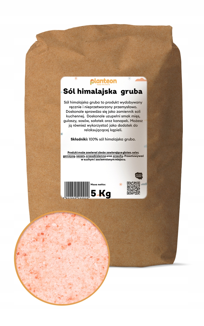 Himalájská sůl hrubá 5 kg