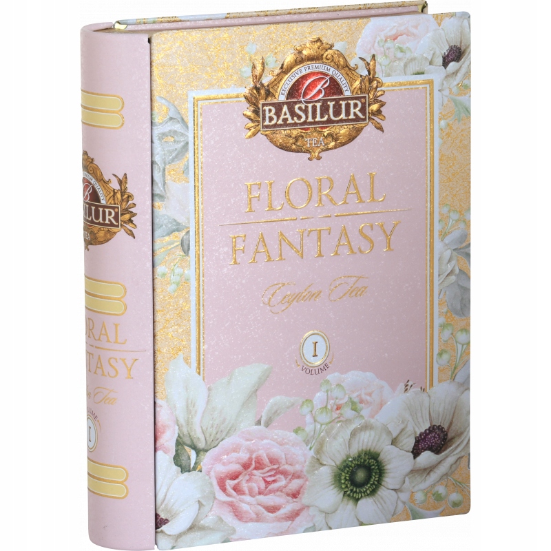 Levně Čaj zelený Basilur Floral Fantasy A listový Růžový v plechovce 100 g