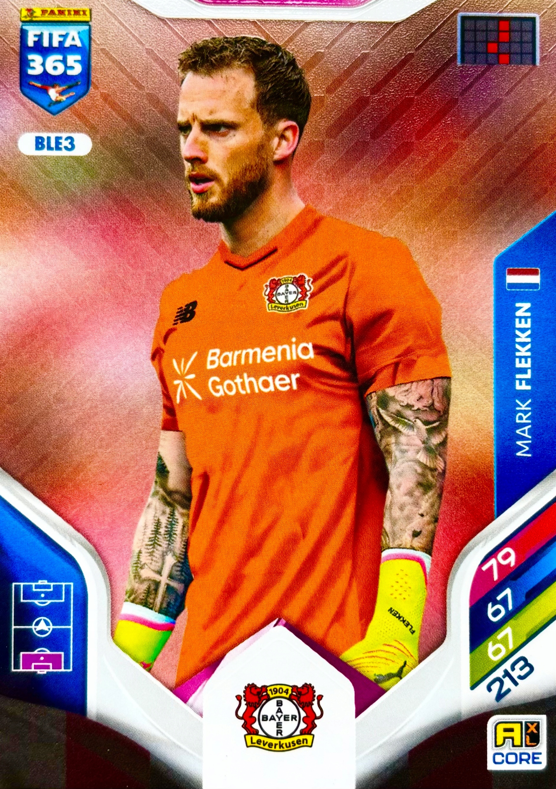 Panini Fifa 365 2026 Kick-off Core Team Mate BLE3 Mark Flekken Bayer