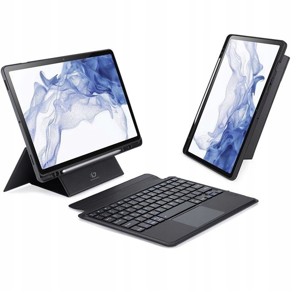 Pouzdro Dux Ducis s Bluetooth klávesnicí pro Galaxy Tab S8/ Tab S7 pouzdro