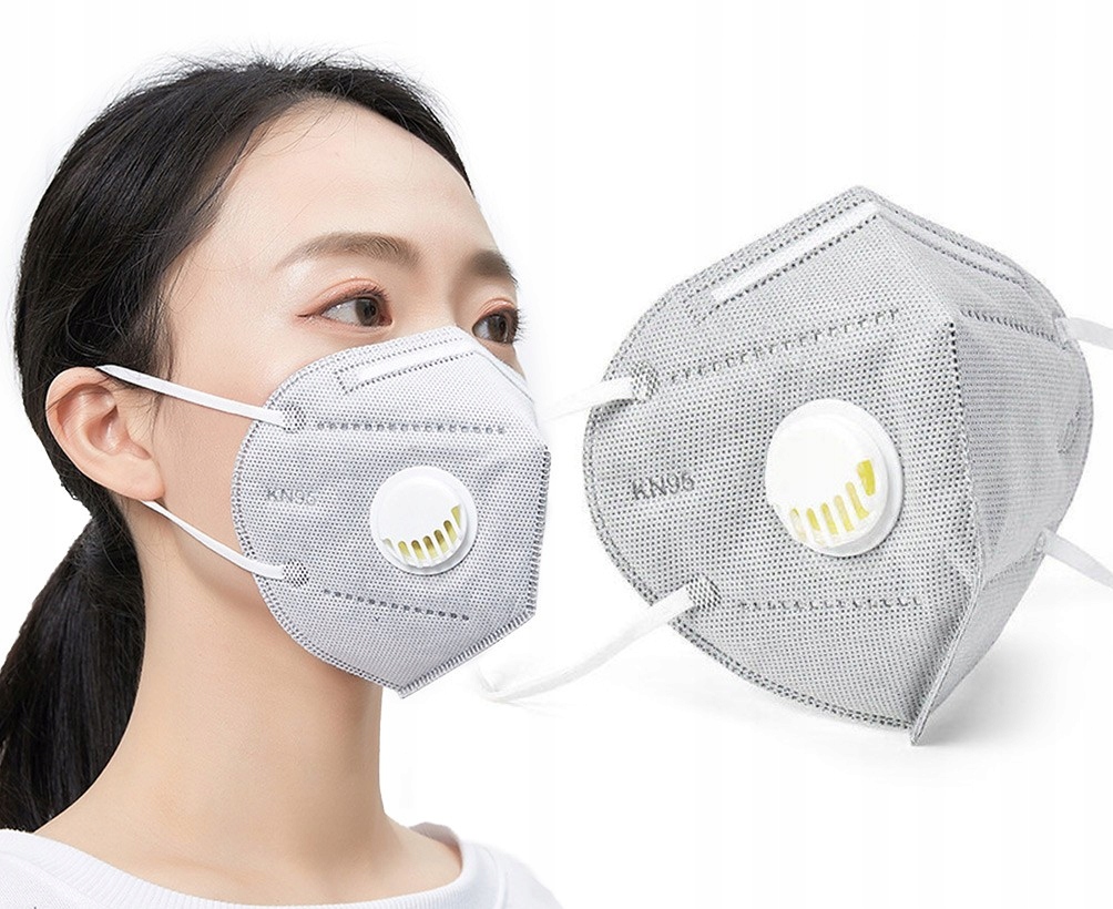 MASKA ANTYWIRUSOWA KN95 ANTYSMOGOWA Z FILTREM FFP2 Zastosowanie użytek codzienny