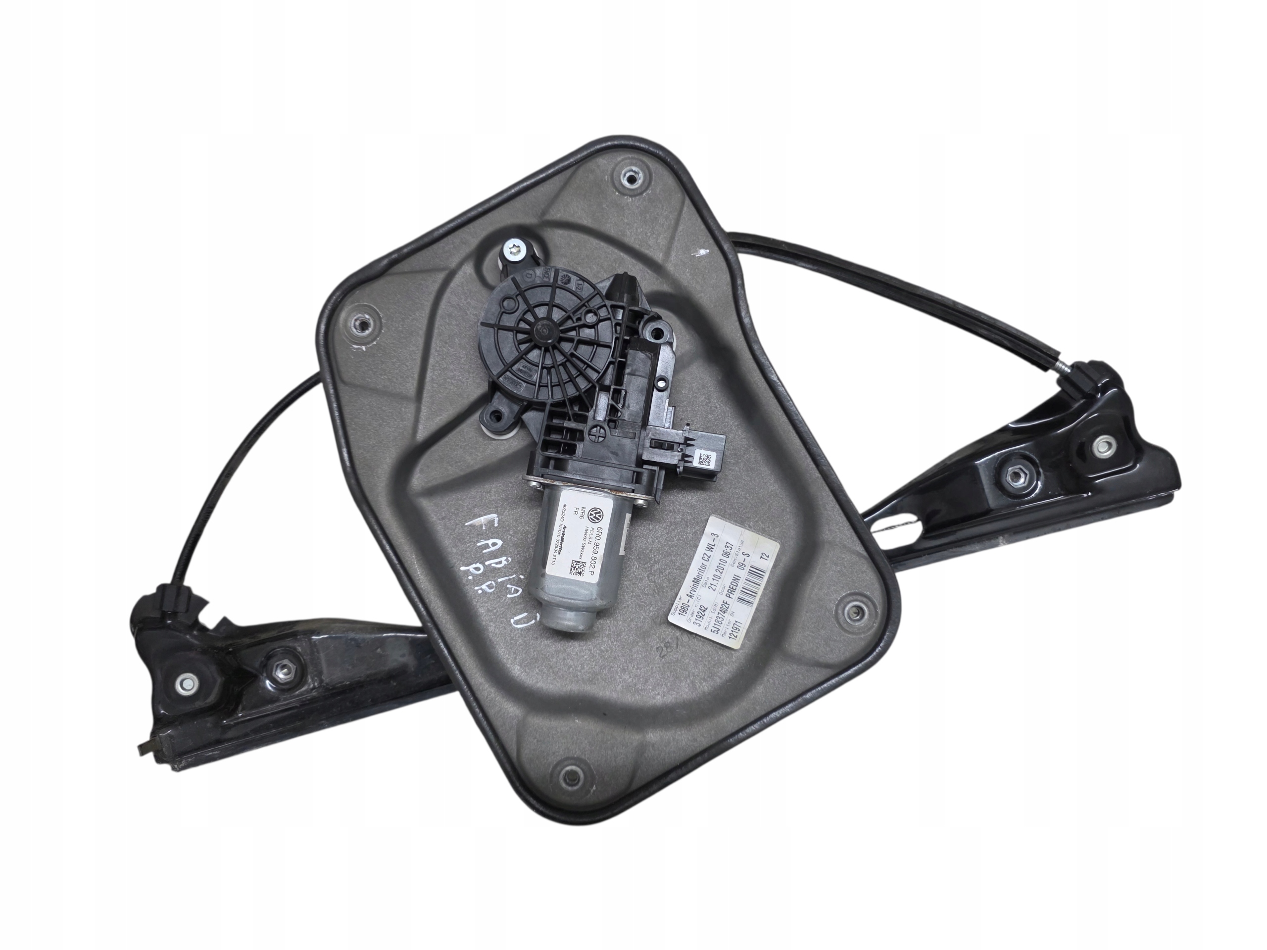 window regulator right front SKODA FABIA II 6R0959802P