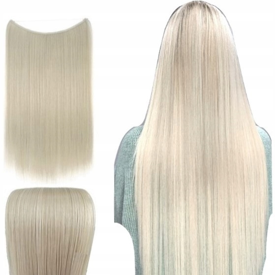 Příčesek do vlasů na vlasci Flip In Pearl Blonde rozjasněná Platinová Blond