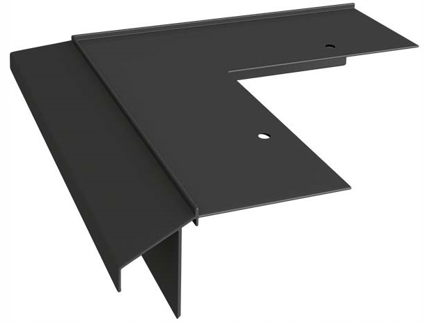 Narożnik zewnętrzny 90 stopni do systemu Renoplast K10R Grafit