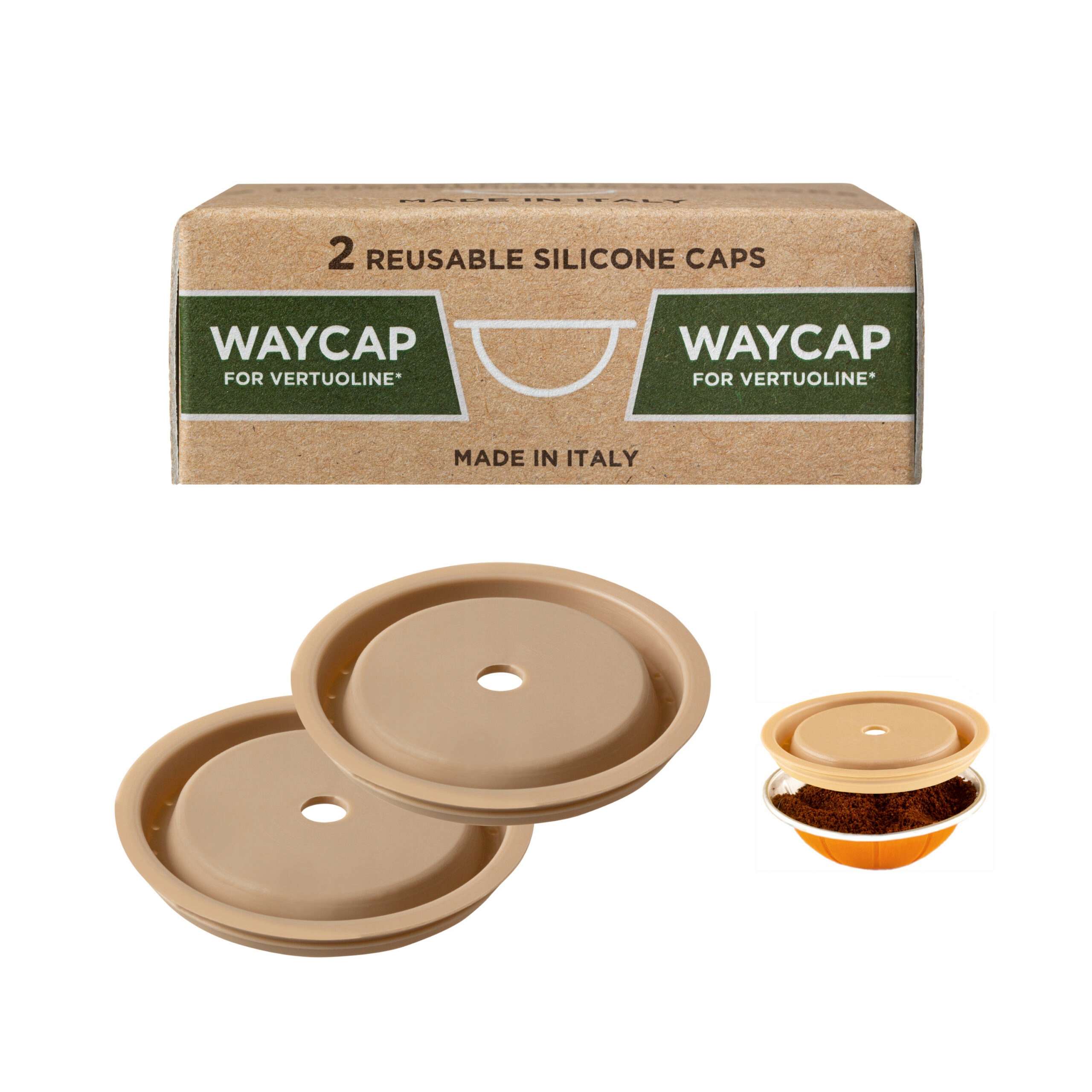 Levně WAYCap Vertuoline – Basic Kit – 2 x opakovaně použitelné kapsle
