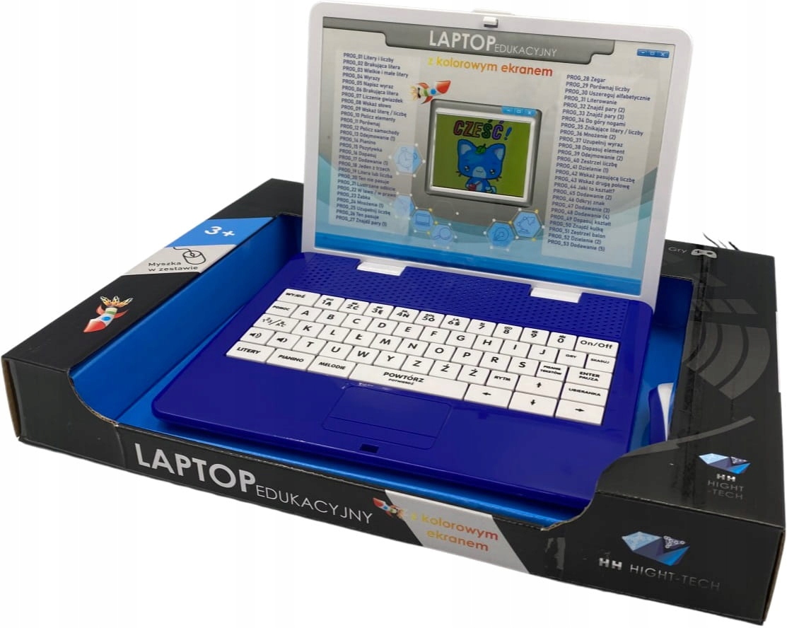 

Laptop Edukacyjny Kolorowy Ekran Dla Dziecka Nauka