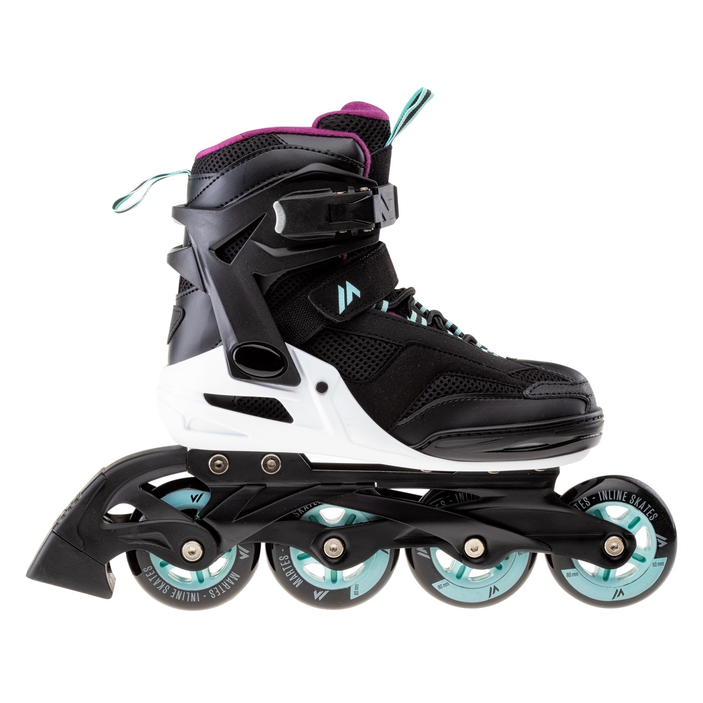 ŁYŻWOROLKI ROLKI ABEC-7 KOŁKA 80MM DAMSKIE MARTES LADY WOSEY ROZMIAR 37