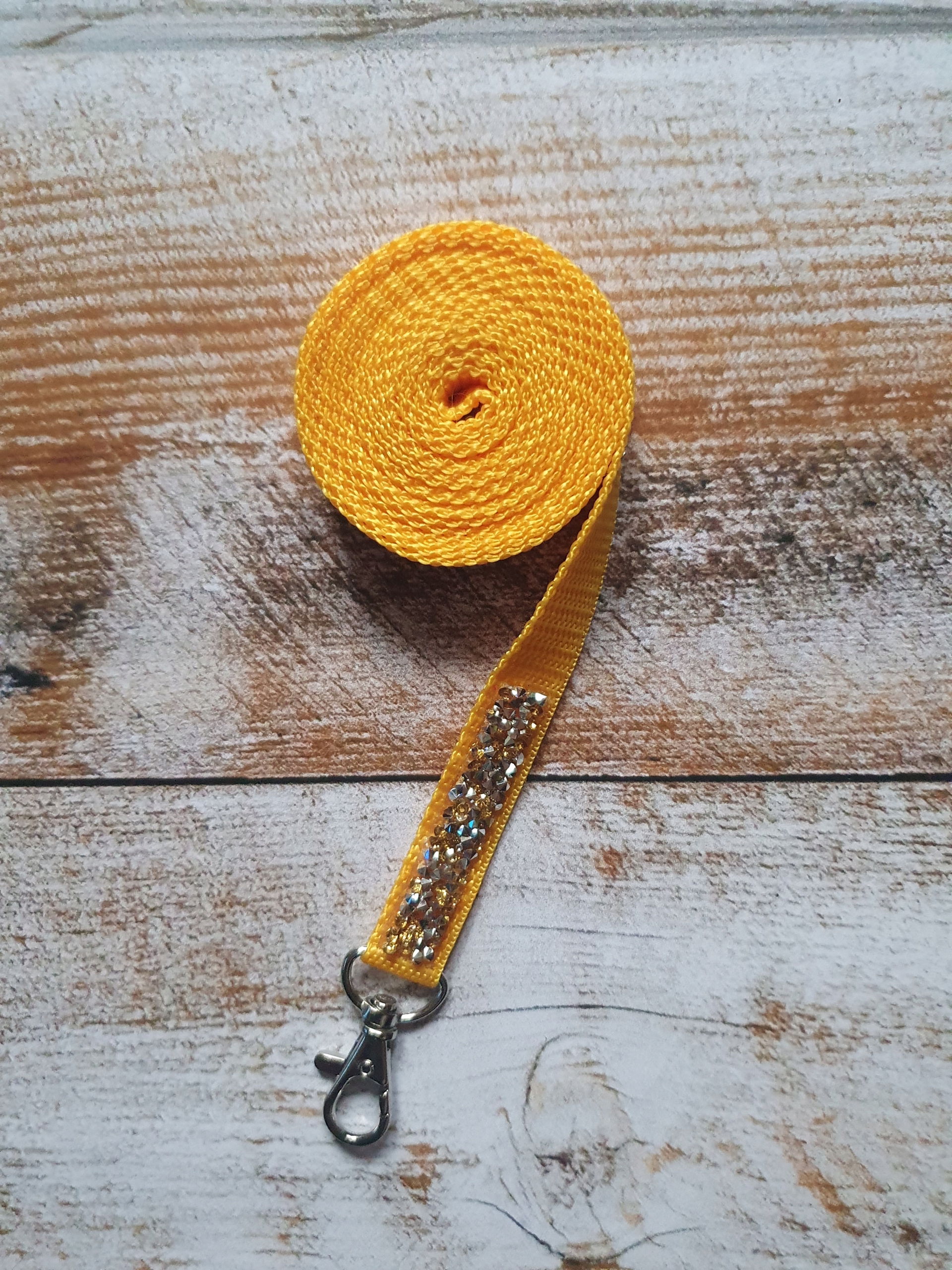 Lonża dla hobby horse w kolorze żółtym