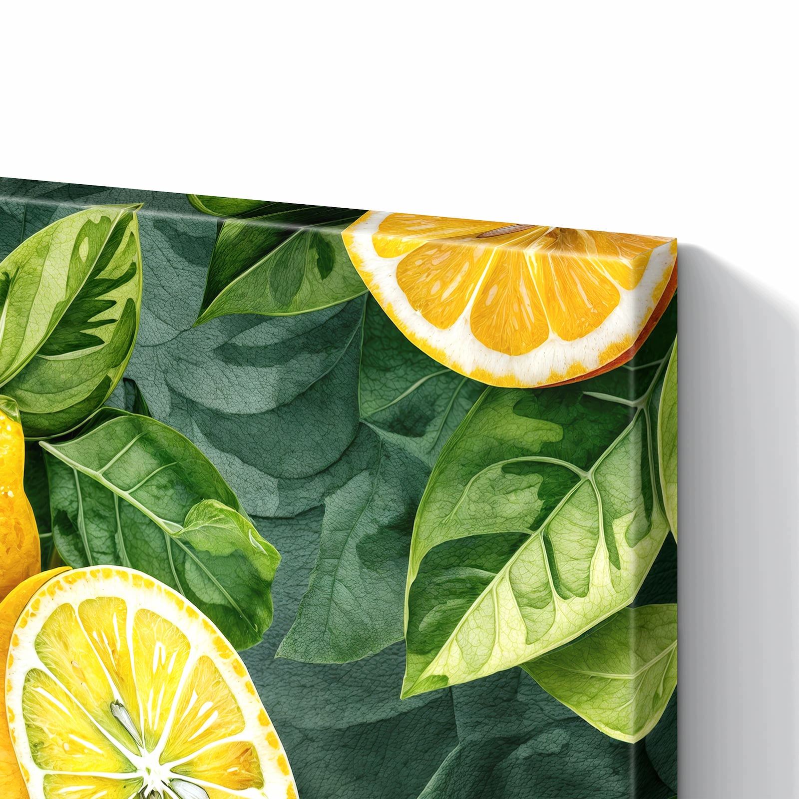 Magnetická tabule Vzor citronový 90 × 60 cm