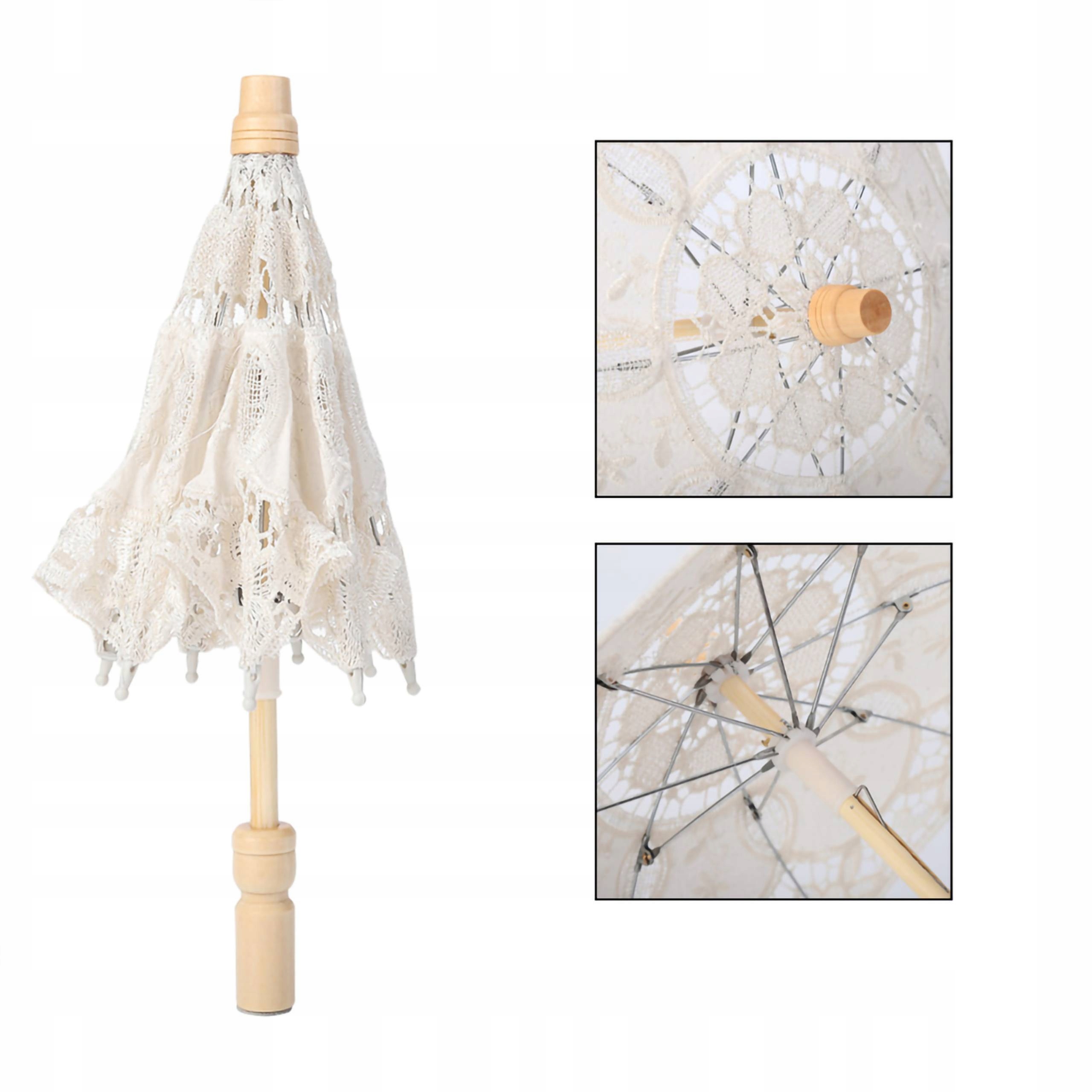 KORONKOWY PARASOL SŁONECZNY KORONKOWY PARASOL Marka bez marki