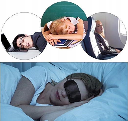 ČERNÁ MASKA NA OČI DO LETADLA A NA SPANÍ Kód výrobce PIPG