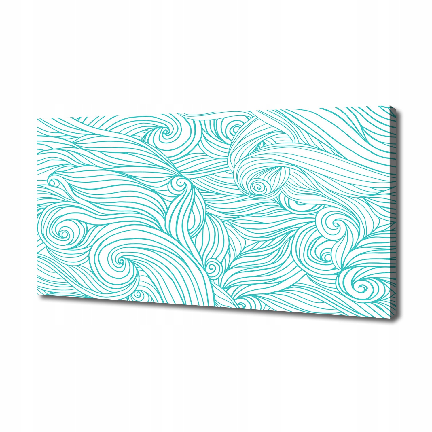 

Foto obraz na płótnie Niebieskie fale 140x70 cm