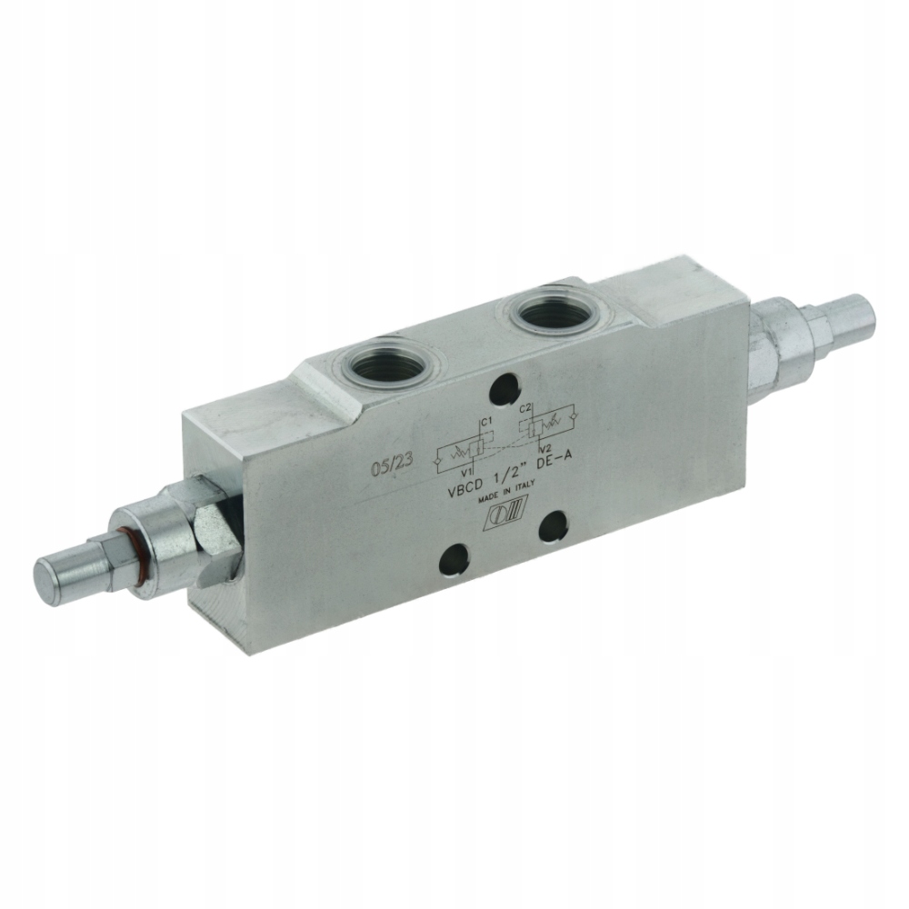 Dvojitý zpětný a brzdící ventil Overcenter Vbcd 3/8 De-a 40L Italský