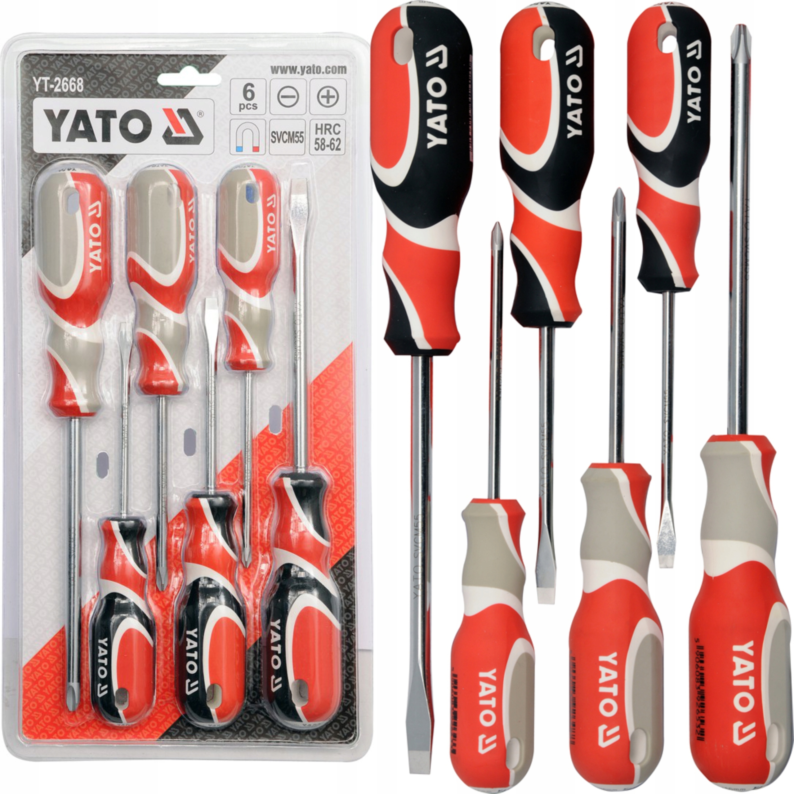

Yato Zestaw Wkrętaków SVCM55 6 Szt YT-2668 Wkrętak