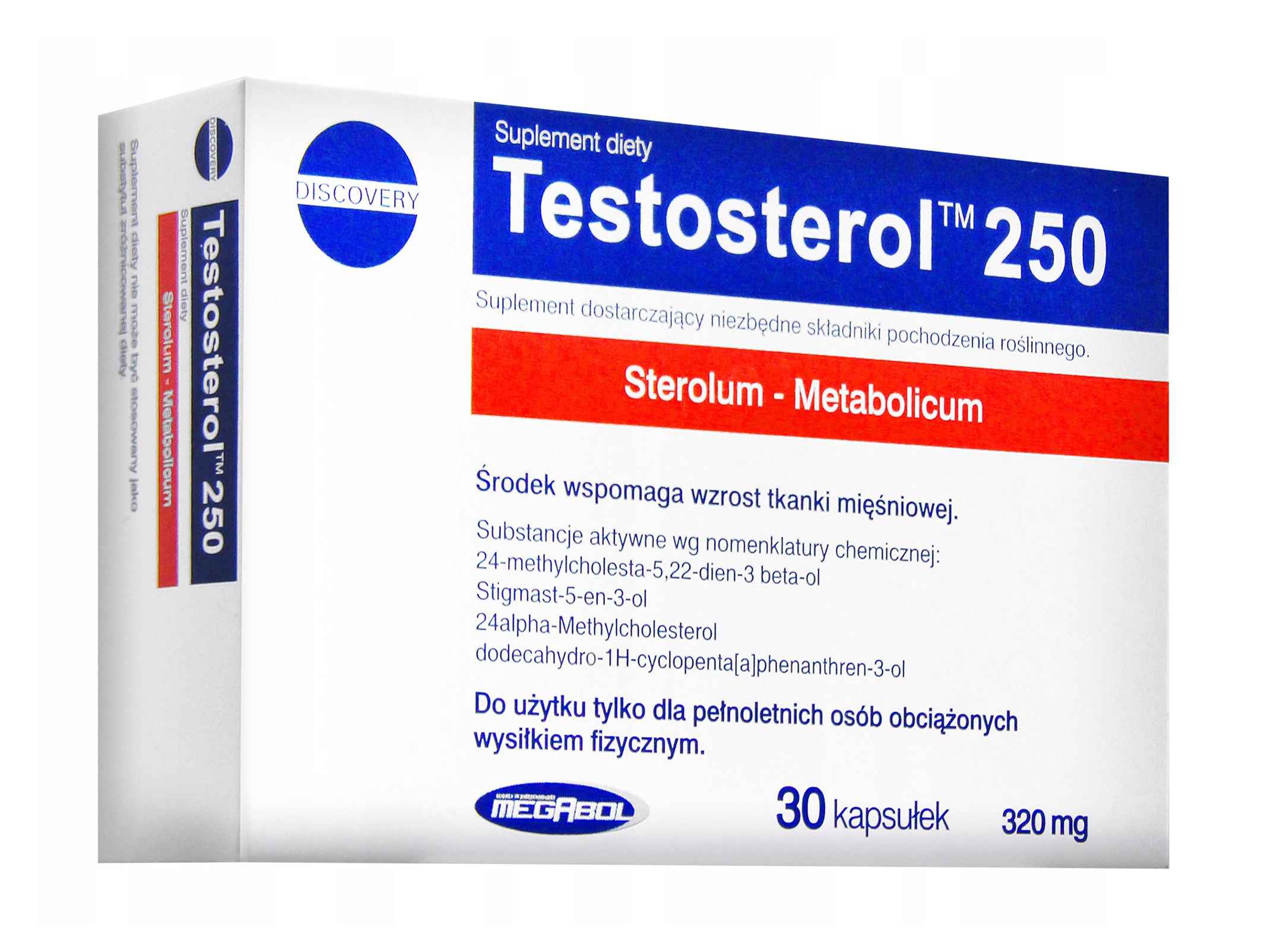 Testosteron Naturalny booster Biosterol + tribulus + TESTOSTEROL Zestaw — 5