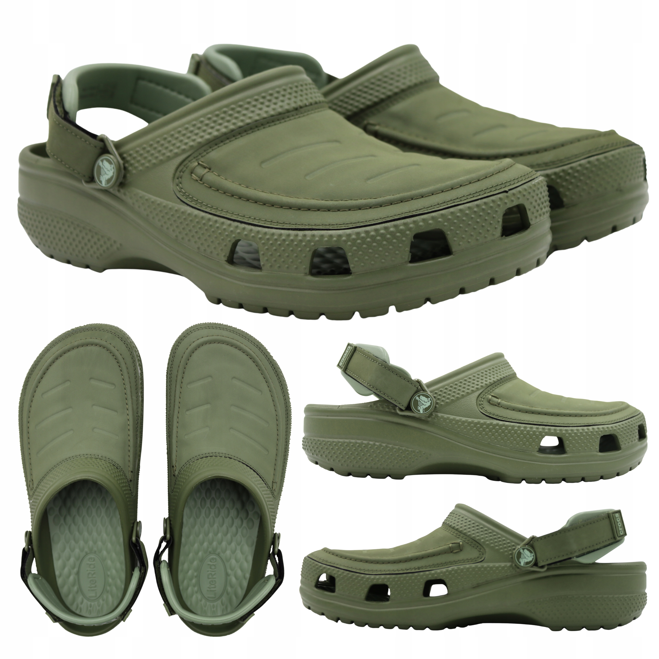 Pánské Pantofle Crocs Yukon Vista II Lr Clog M Zelené 207689 309 vel. 43-44