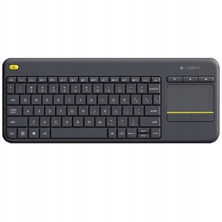 Logitech K400 Plus Klawiatura z gładzikiem Bezprzewodowa Nl Czarn