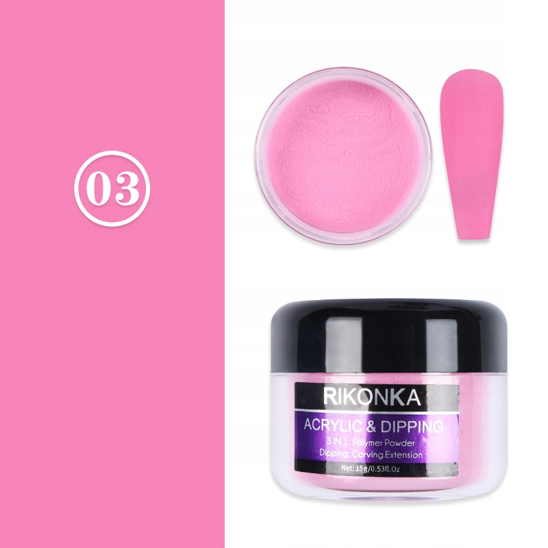 Akryl kolorowy proszek akrylowy 15g do zdobień