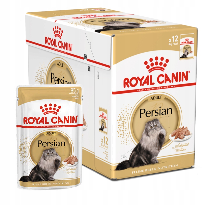 Levně Royal Canin Persian Adult 12x85g Krmivo Vlhká paštika pro kočky plemene Pers