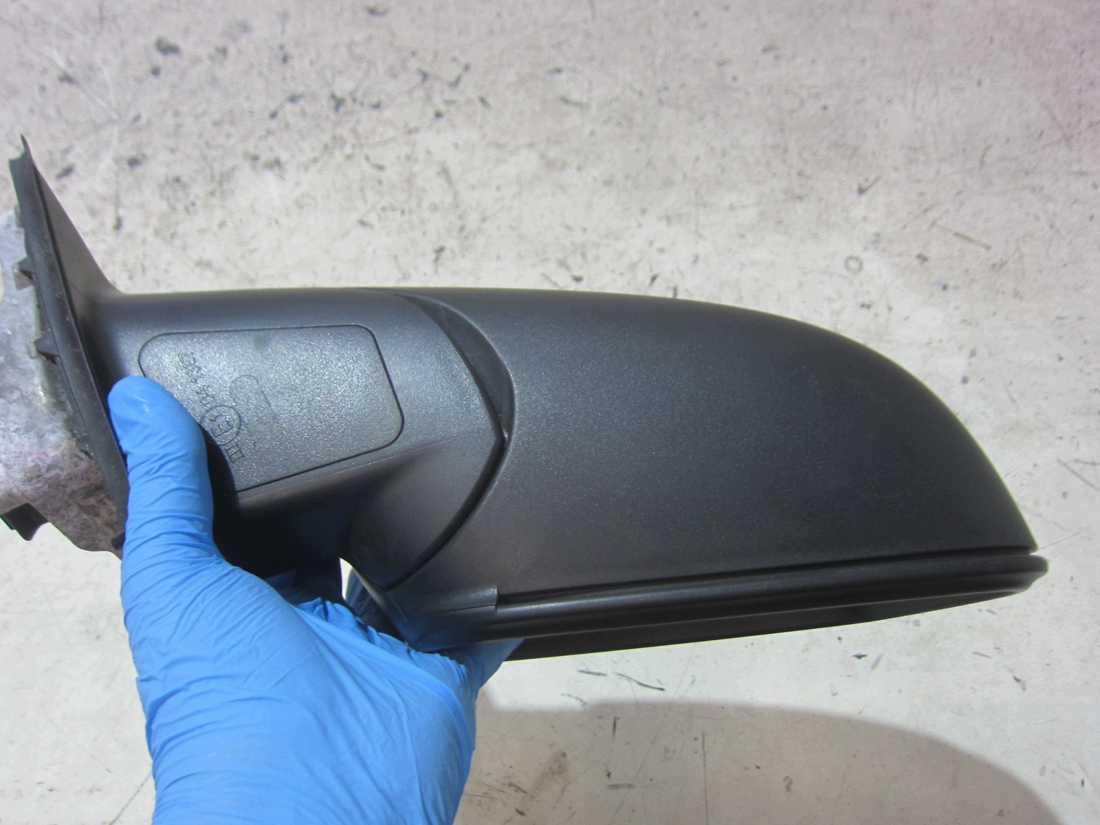 BMW X1 F48 black, BLACK SAPPHIRE 475 mirror left insert complete 7459787