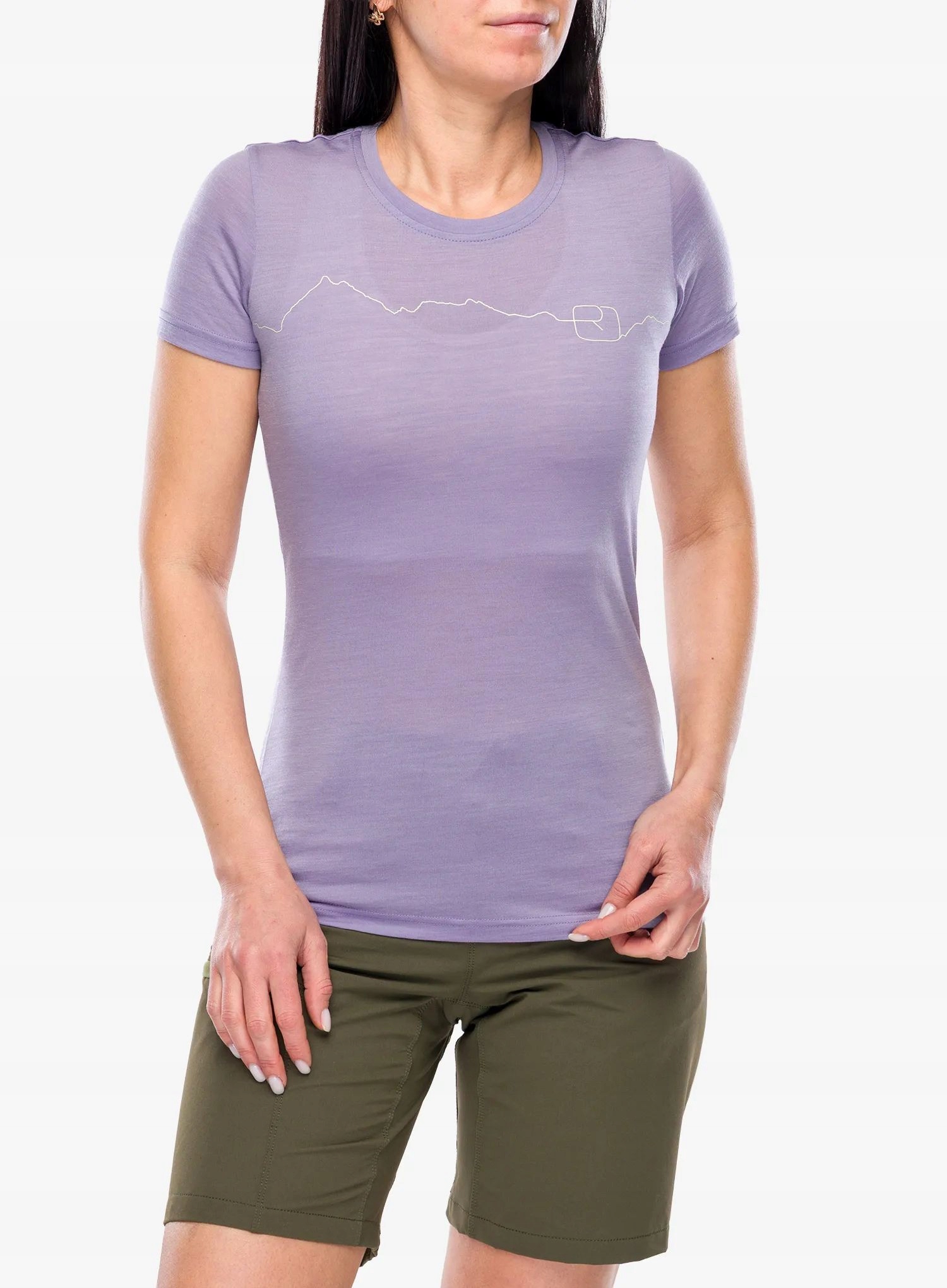 Dámské merino tričko Ortovox 150 Cool Mountain Ts lush lavender XL