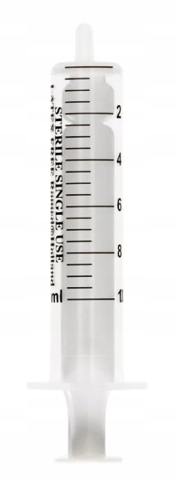 Strzykawka dwuczęściowa 10 ml, Romed, 1 sztuka