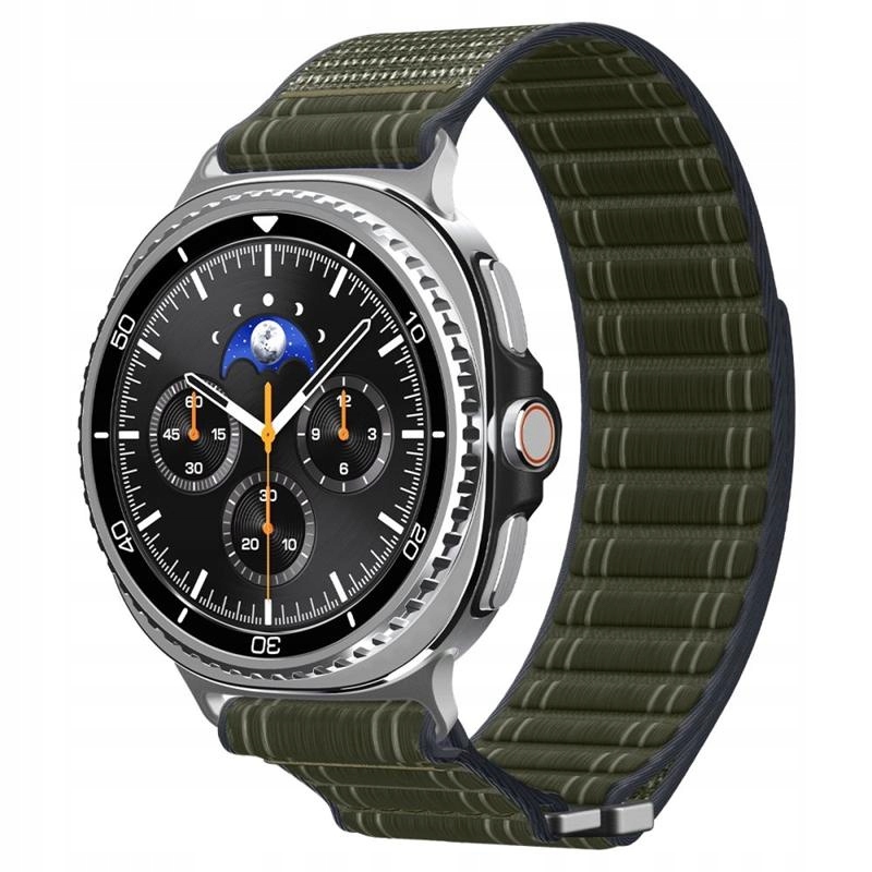 Pasek Do Galaxy Watch 8 8 Classic 40 44 46 MM Spigen Nylonowy Zielony