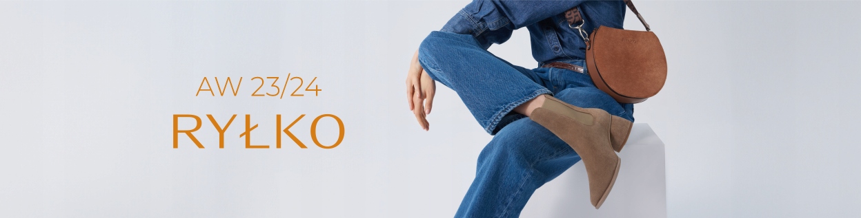 Kozaki skórzane damskie RYŁKO buty wysokie naturalna skóra licowa do kolana Kolor czarny