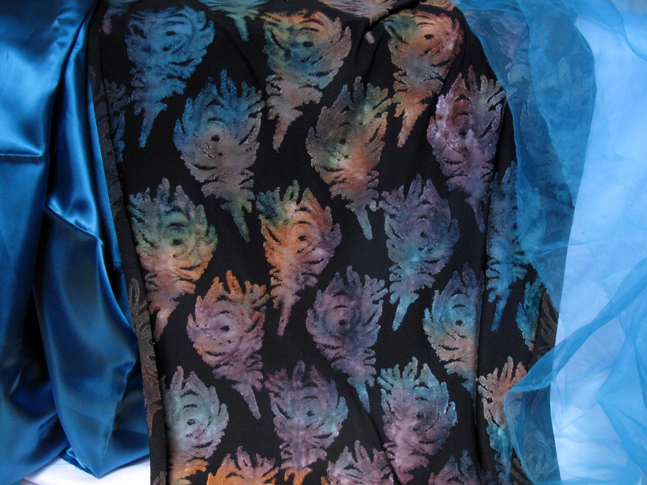 KUPONY 3 szt SZYFON ATŁAS DŻERSEJ