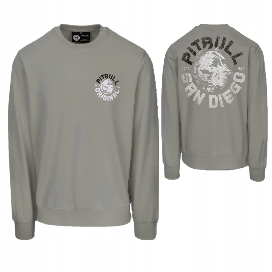 Pitbull West Coast Pánská Mikina Dog Sd Zelená M