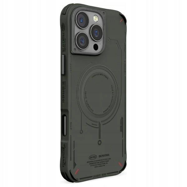 Skinarma etui Mecha iPhone 16 Pro 6.3" Magnetic Charging oliwkowy/oliv