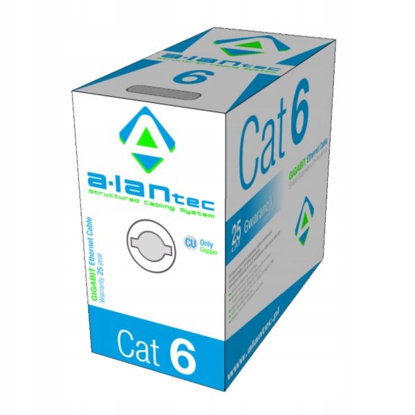 Alantec Kabel sieciowy U/utp kat.6 Pvc Eca 305m