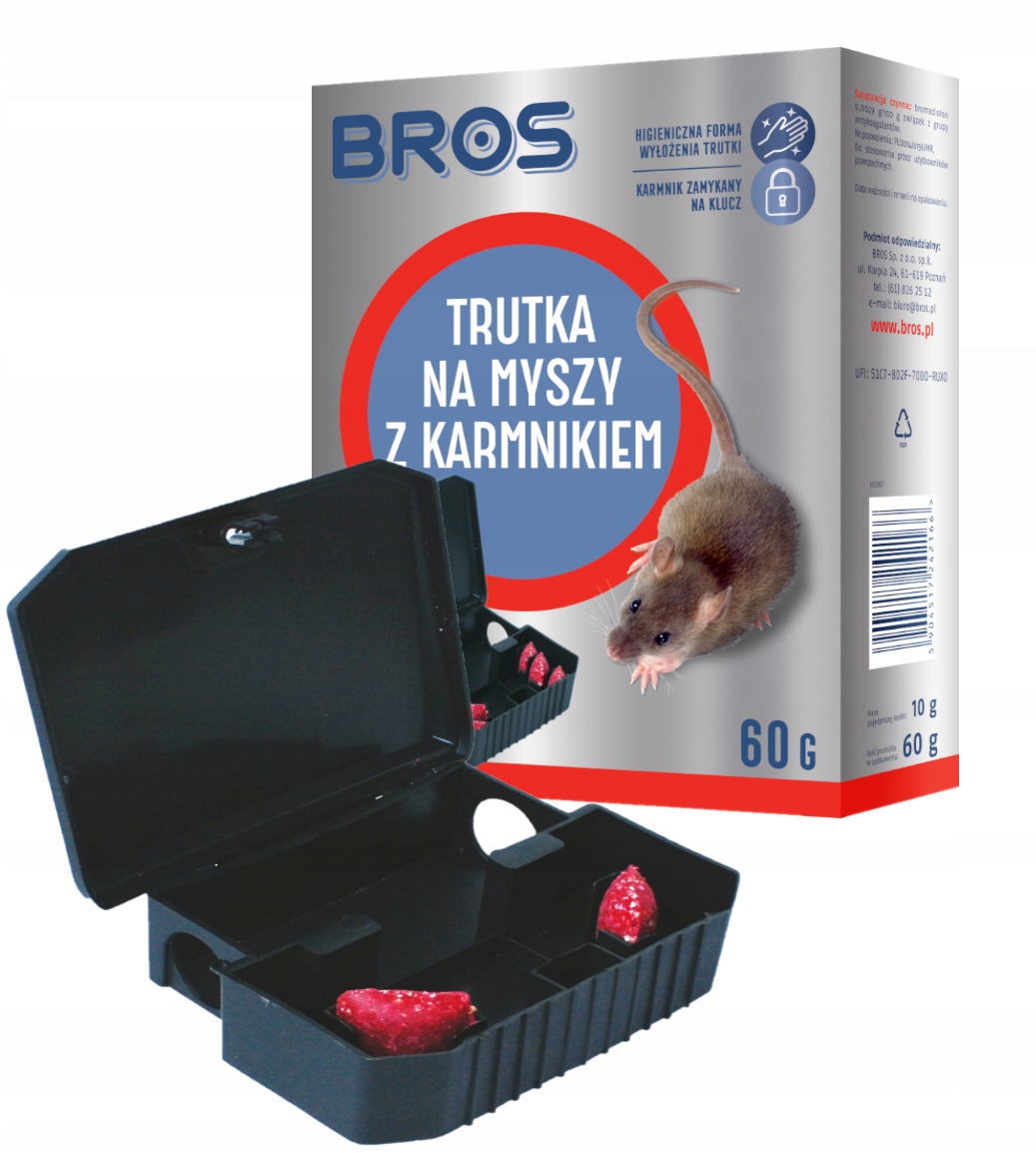 

Trutka Na Myszy Z Karminkiem Bros Pułpka Gryzonie
