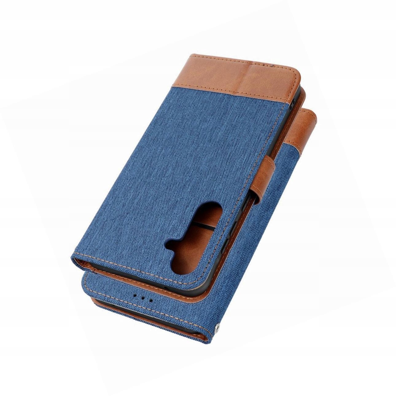 Etui zamykane Jeans Book kabura z funkcją podstawk do Samsung Galaxy A15 5G