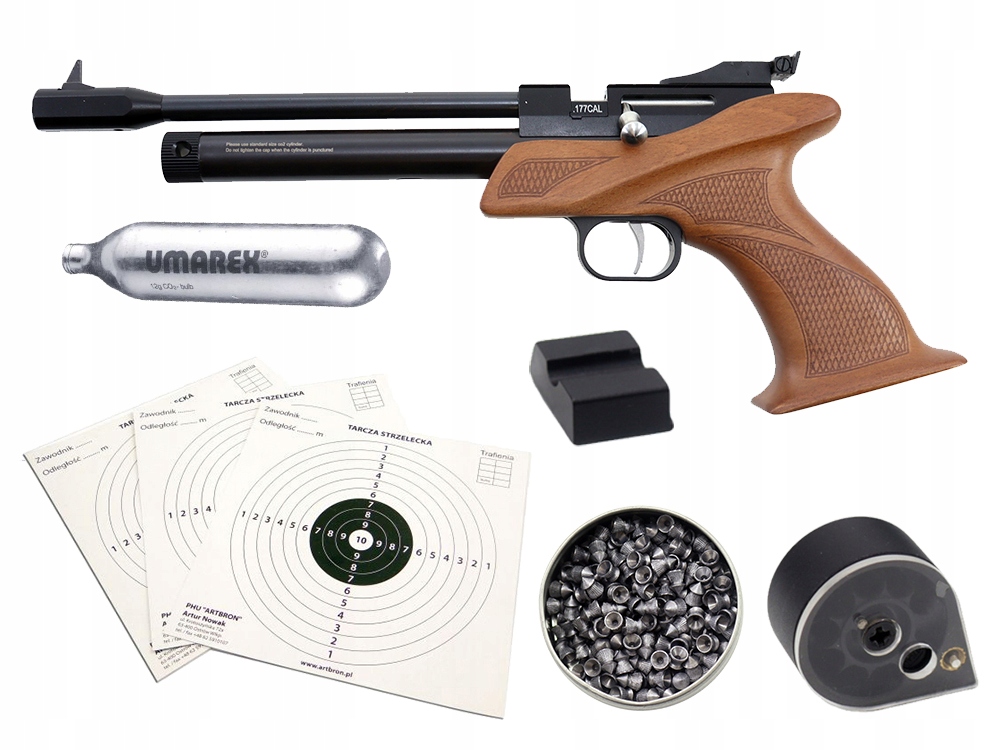 Wiatrówka pistolet CO2 Razorgun Bolt CP1 M kal. 5.5 mm