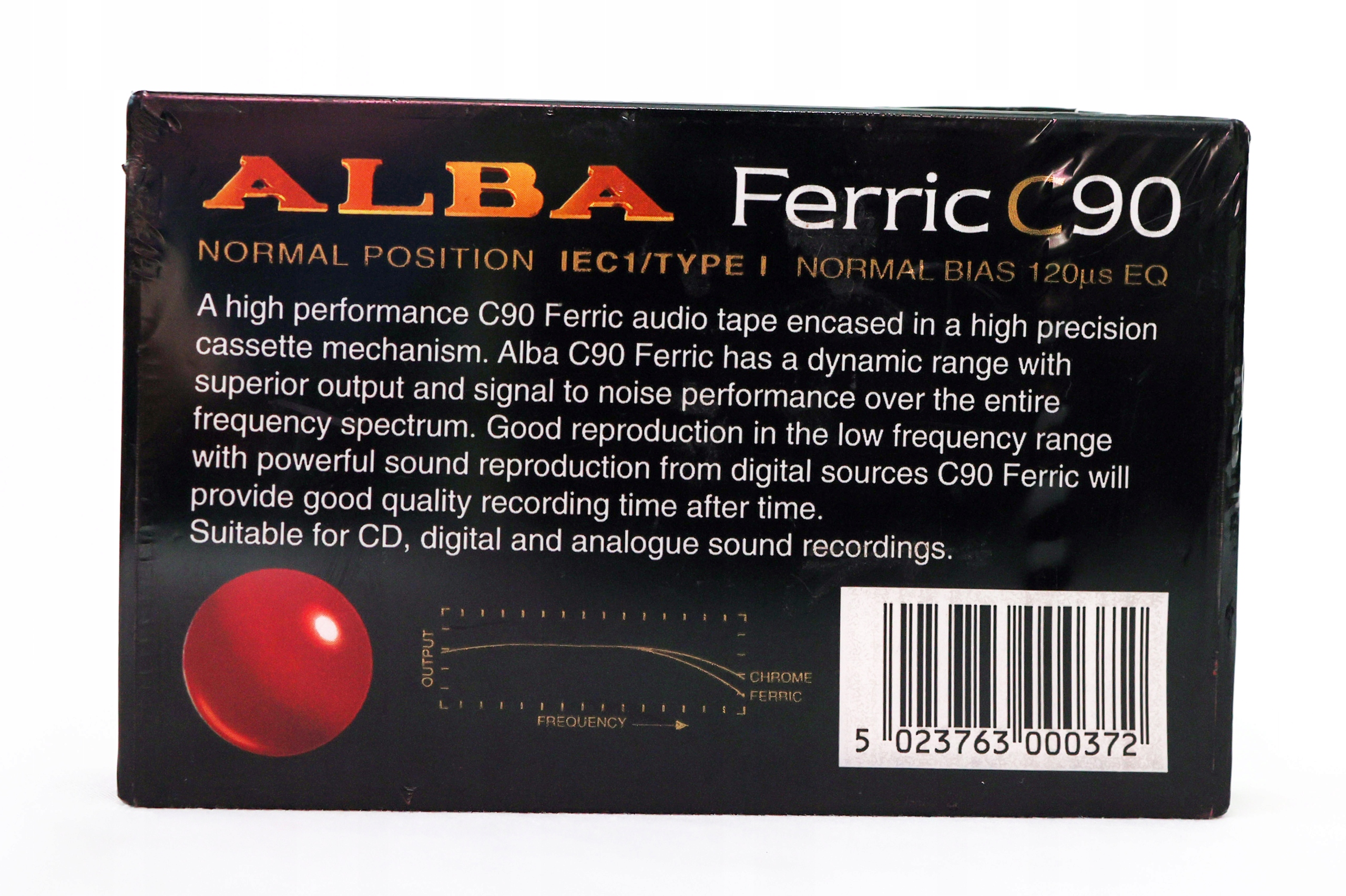 ALBA Ferric C-90 NOWA Unikat Jedyna na Allegro NAJTANIEJ !!! EAN (GTIN) 5023763000372