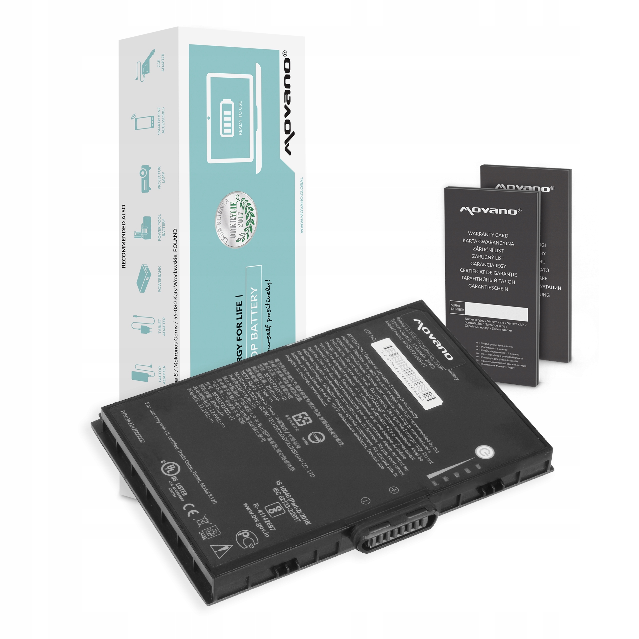 Bateria do Getac 242142000002 441142000003 BP3S1P2100S-01 K-120 K120