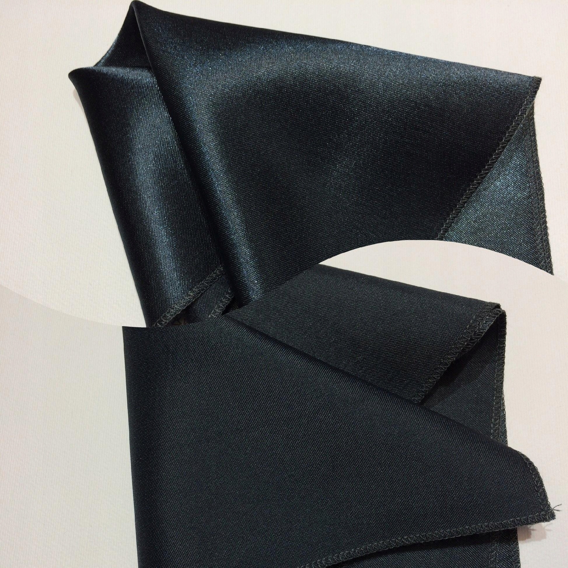 GRAFITOWA SZARA CIEMNA POSZETKA CHUSTECZKA WYPUSTK