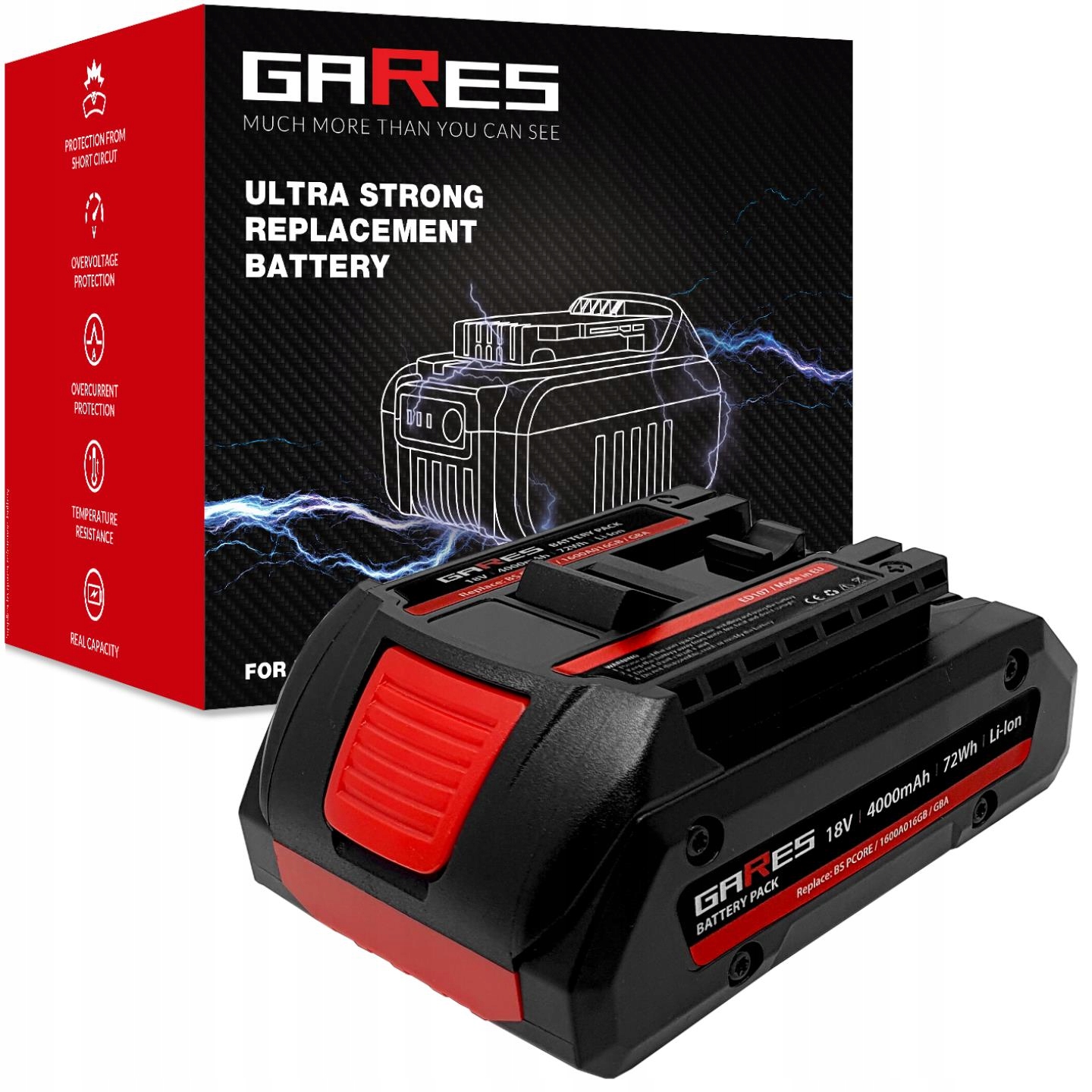 Bateria Akumulator do Bosch ProCORE Gba Gbl Gsr 18V 4Ah Li-Ion