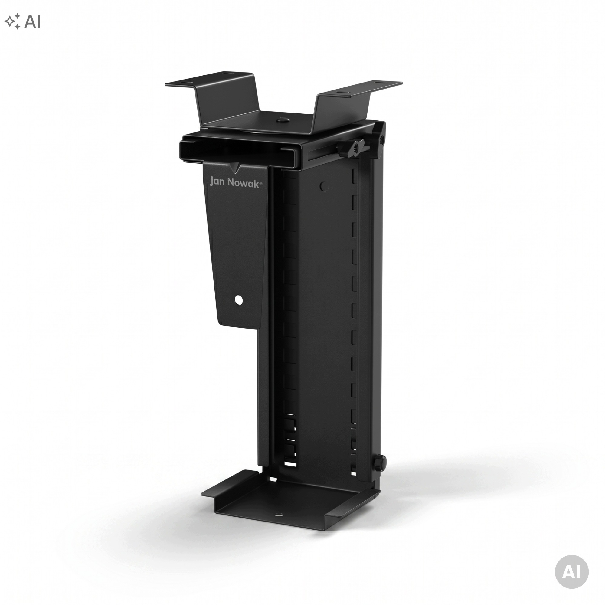 Nastavitelný držák na Počítač pod psací stůl Černý pro Pc Holder Jan Nowak