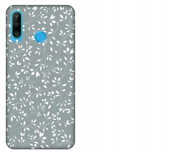

Etui pokrowiec Huawei P30 Lite Floral kwiaty lisci
