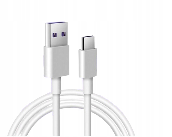 Kabel do szybkiego ładowania przesyłania danych 5A 2 m typ USB - C biały