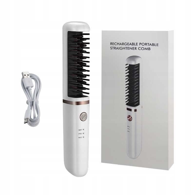 PROSTOWNICA DO PROSTUJĄCA WŁOSÓW CERAMICZNA USB TURYSTYKA PRZENOŚNY MINI