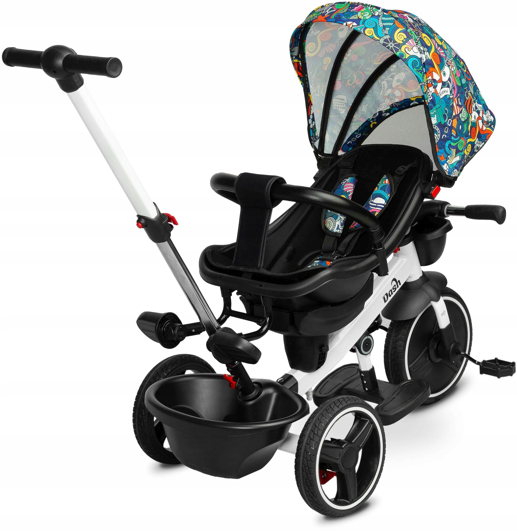 ROWEREK TRÓJKOŁOWY PASY OBRACANY 360 TOYZ DASH Kolor inny